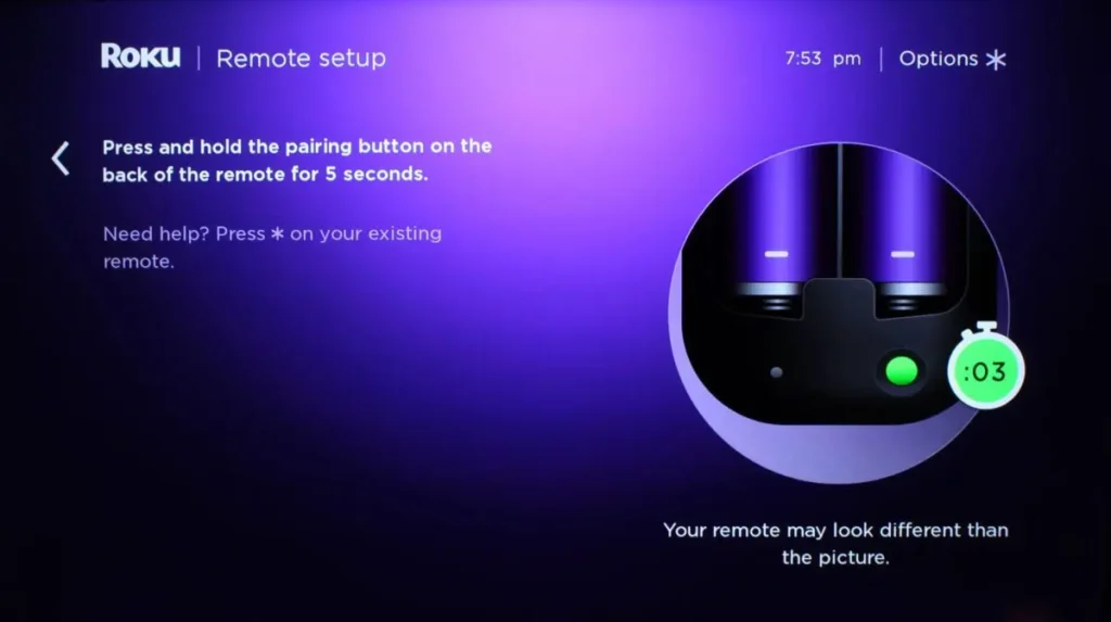 how to pair new roku remote 6